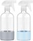 2 Pack Glass Spray Bottles with Silicone Sleeve - 16 Oz (Blue&Grey)